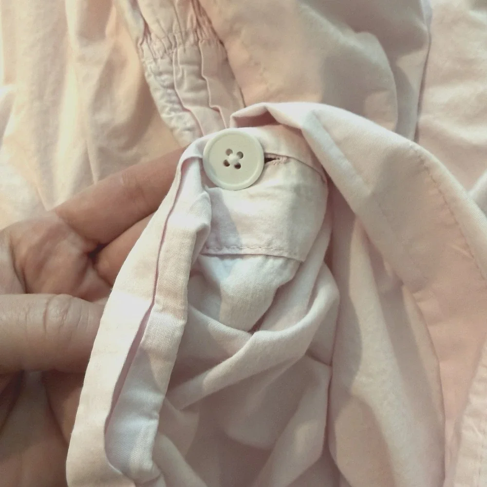 Simply Shabby Chic Twin Duvet Cover‎ Pink Cottagecore French Country Ruched
